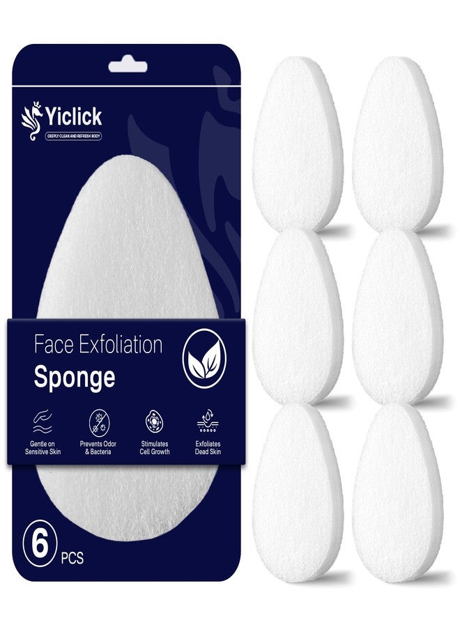 Yiclick Exfoliating Facial Sponge - Daily Cleansing Face Scrubber Exfoliator, Makeup Blackhead Remover Tools, Face Scrub Brush, Reusable Exfoliating Pads for Women - Image 1